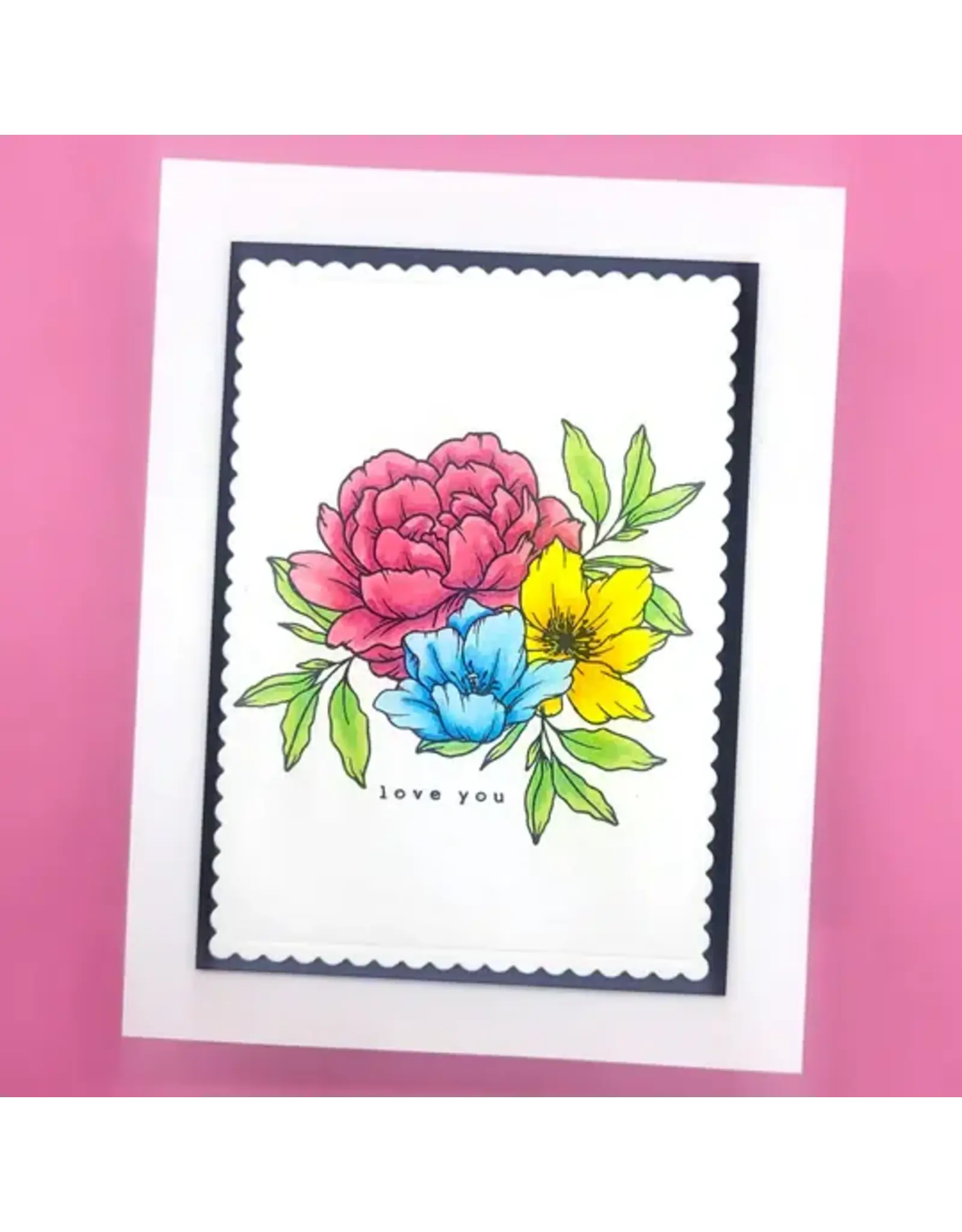 LDRS CREATIVE LDRS CREATIVE BOUQUET MAKER 5x7 CLEAR STAMP SET