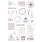 LDRS CREATIVE LDRS CREATIVE PARIS POSTAGE COLLAGE 4x6 CLEAR STAMP SET