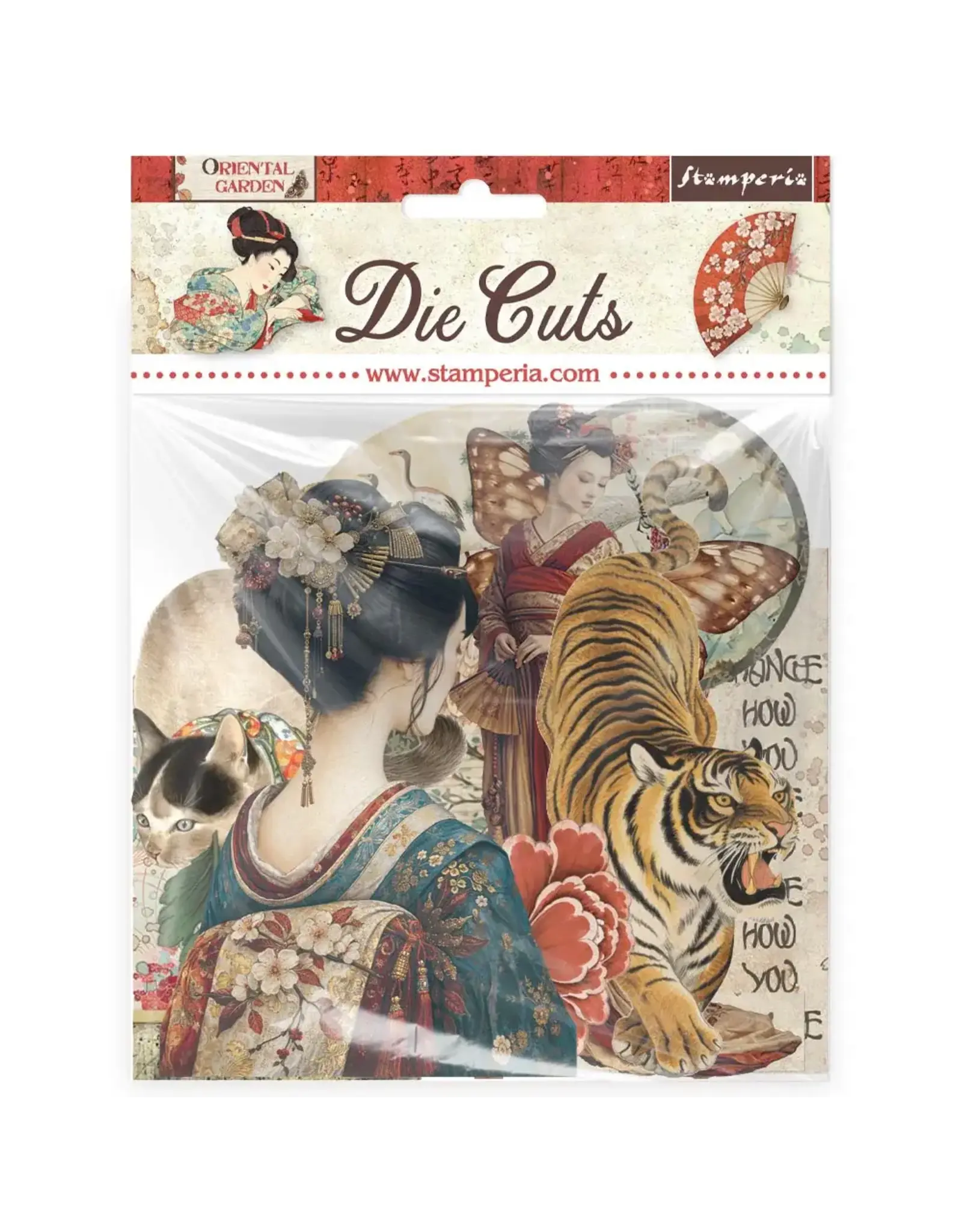 STAMPERIA STAMPERIA ORIENTAL GARDEN CHIPBOARD DIE CUTS