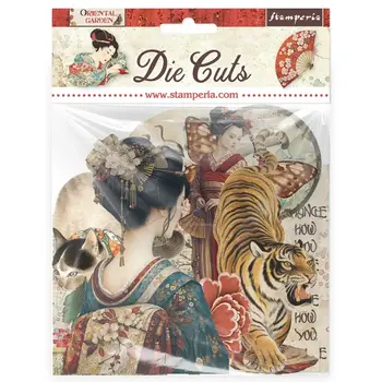 STAMPERIA STAMPERIA ORIENTAL GARDEN CHIPBOARD DIE CUTS