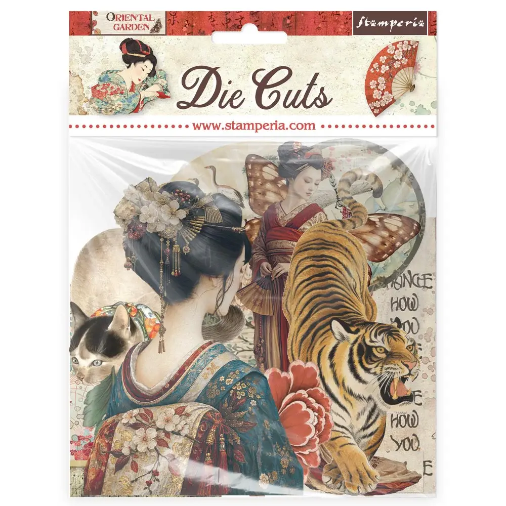 STAMPERIA STAMPERIA ORIENTAL GARDEN CHIPBOARD DIE CUTS