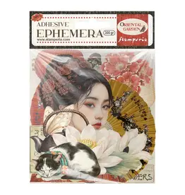 STAMPERIA STAMPERIA ORIENTAL GARDEN EPHEMERA ADHESIVE PAPER CUT OUTS