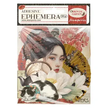 STAMPERIA STAMPERIA ORIENTAL GARDEN EPHEMERA ADHESIVE PAPER CUT OUTS