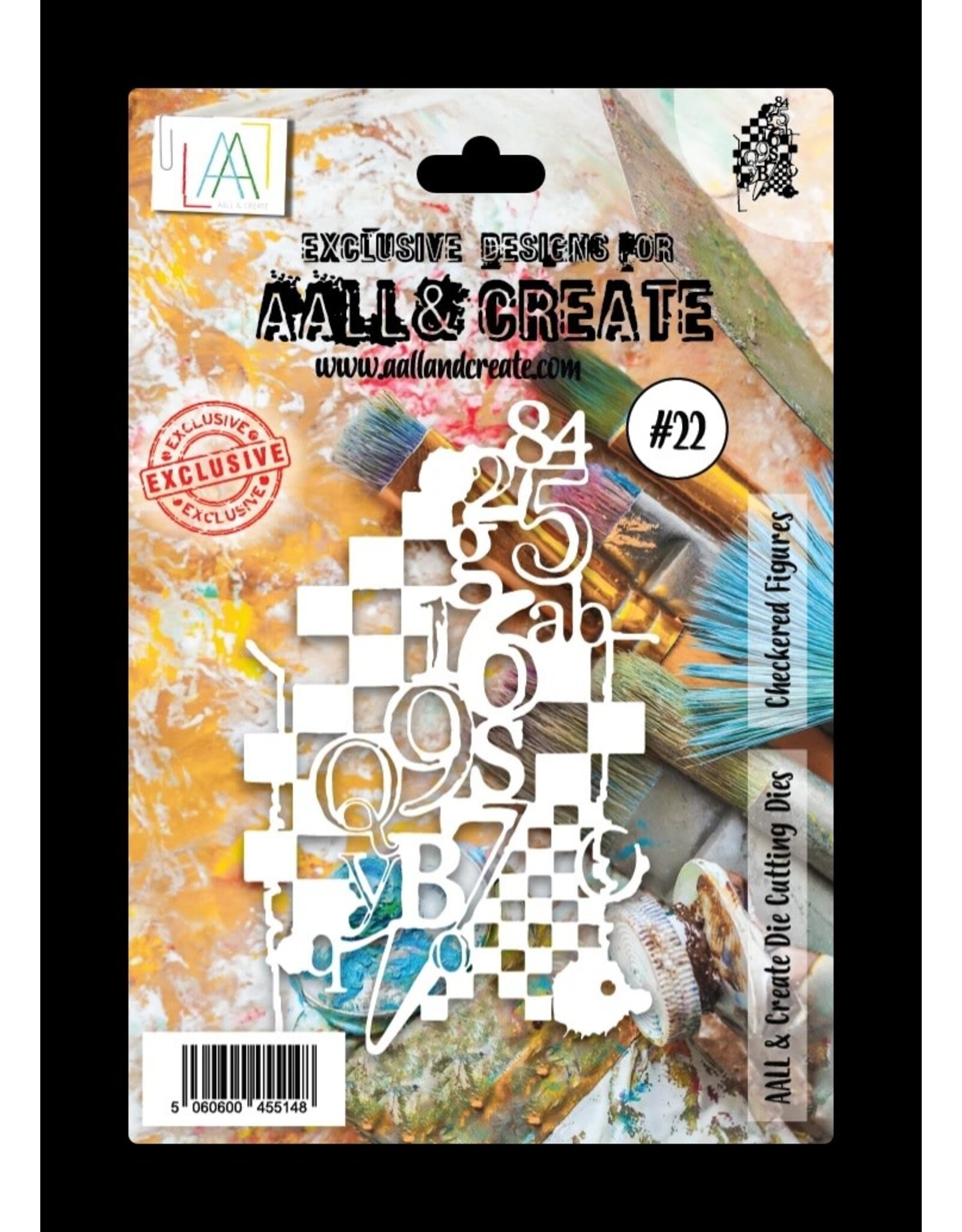 AALL & CREATE AALL & CREATE #22 CHECKERED FIGURES DIE