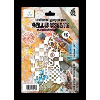 AALL & CREATE AALL & CREATE #22 CHECKERED FIGURES DIE