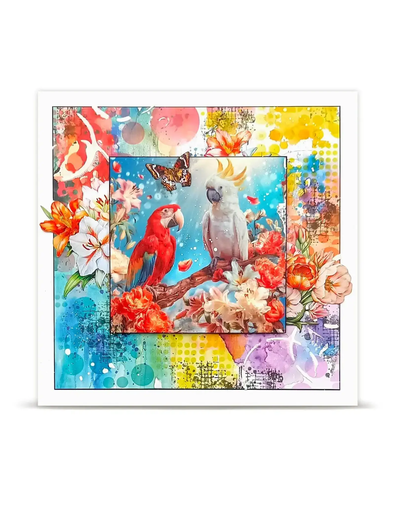 AALL & CREATE AALL & CREATE #155 LOVING PARROTS LAYER IT UP! WASHI TAPE