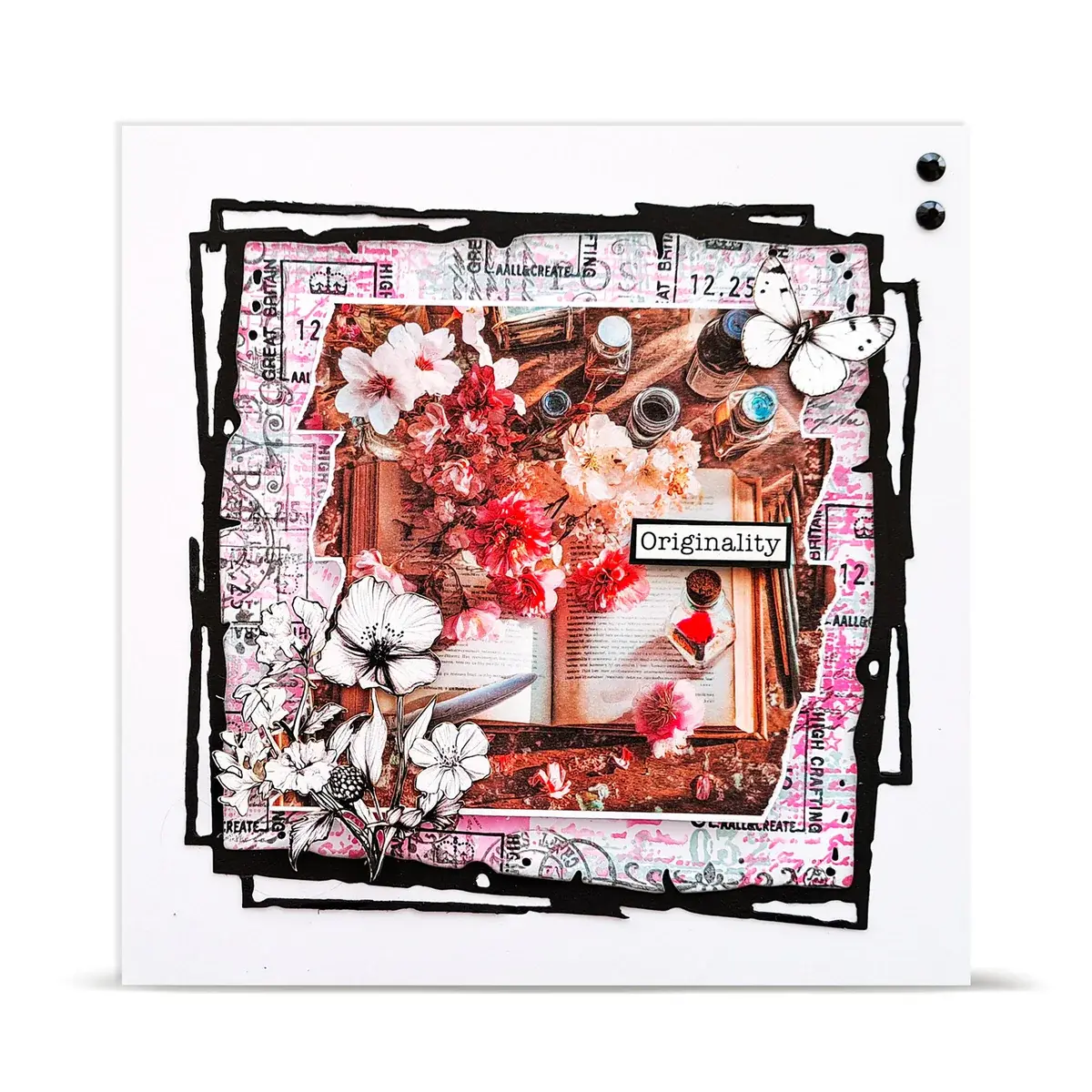 AALL & CREATE AALL & CREATE #157 FEATHERED WORDS LAYER IT UP! WASHI TAPE