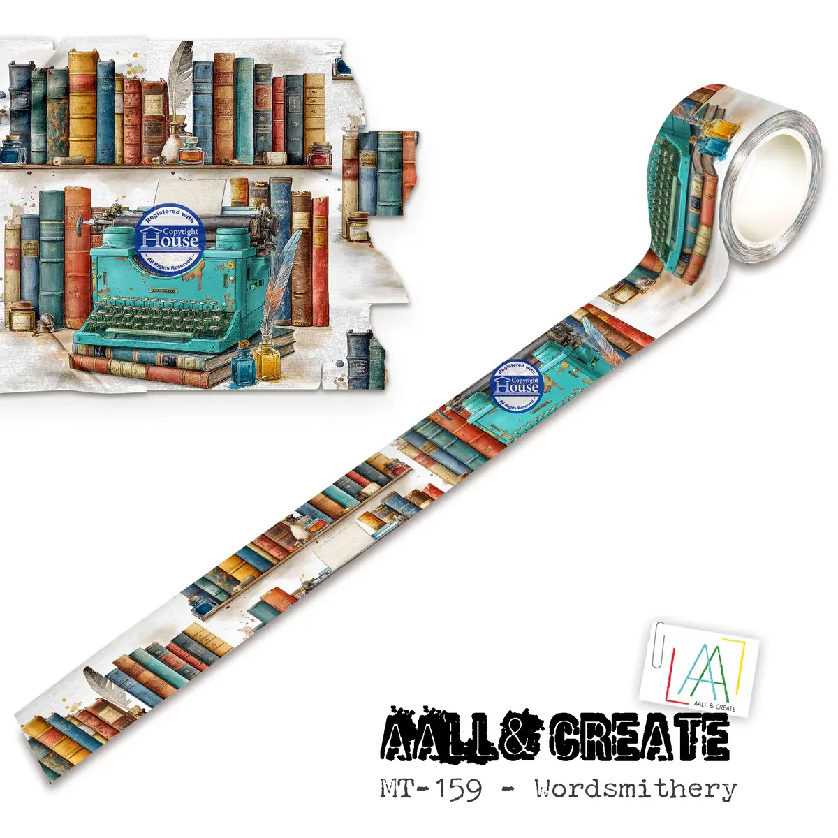 AALL & CREATE AALL & CREATE #159 WORDSMITHERY LAYER IT UP! WASHI TAPE