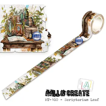 AALL & CREATE AALL & CREATE #160 SCRIPTORIUM LEAF LAYER IT UP! WASHI TAPE
