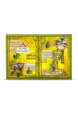 AALL & CREATE AALL & CREATE JANET KLEIN #1433 DEE IS BOOKED A7 CLEAR STAMP SET