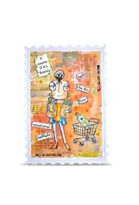 AALL & CREATE AALL & CREATE JANET KLEIN #1434 DEE SHOPS A7 CLEAR STAMP SET