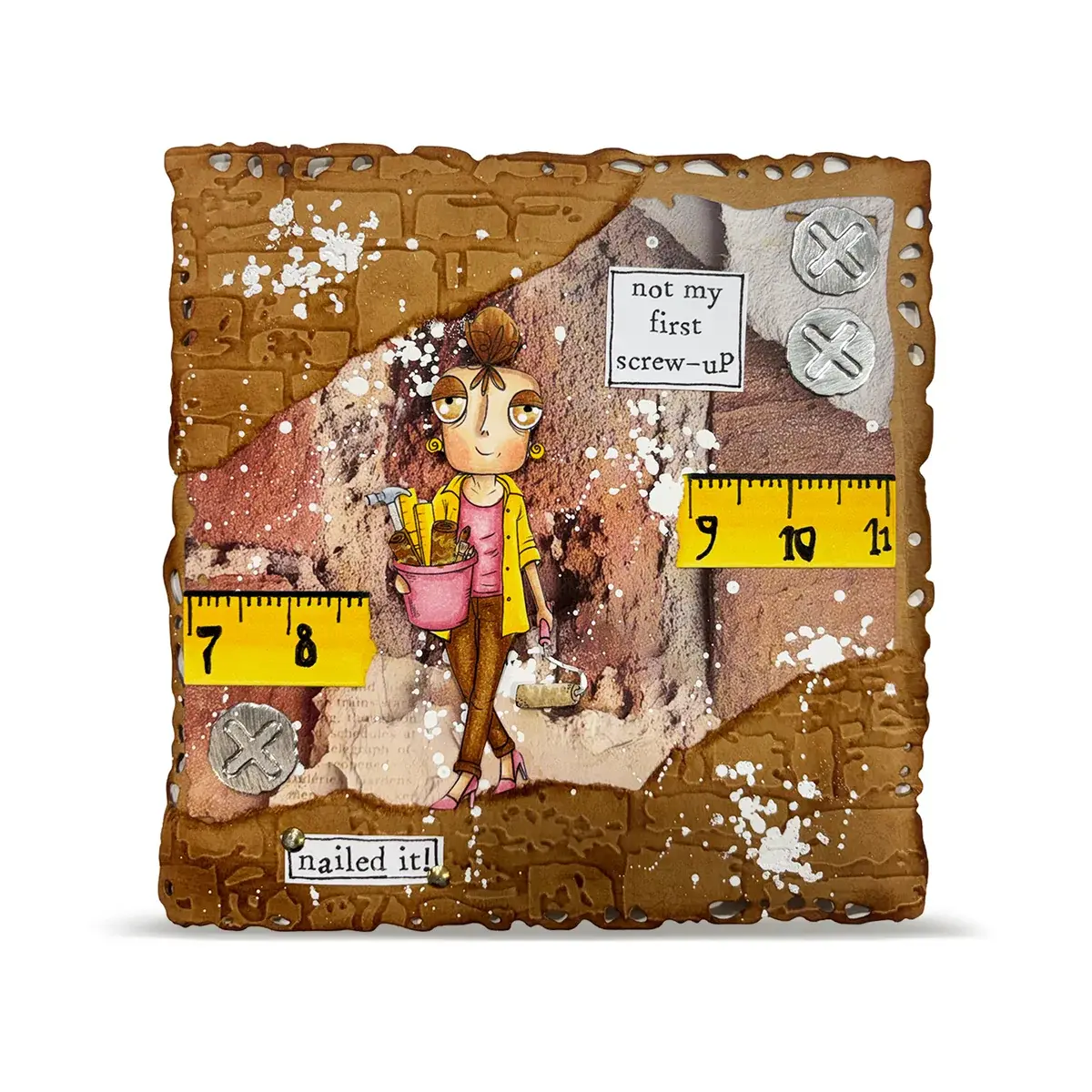 AALL & CREATE AALL & CREATE JANET KLEIN #1435 DIY DEE A7 CLEAR STAMP SET
