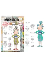 AALL & CREATE AALL & CREATE JANET KLEIN #1436 MOTHER DEE A7 CLEAR STAMP SET