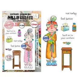 AALL & CREATE AALL & CREATE JANET KLEIN #1440 SNIFFLY DEE A7 CLEAR STAMP SET