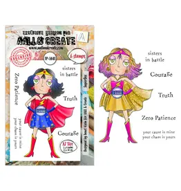 AALL & CREATE AALL & CREATE JANET KLEIN #1441 SUPERDEE A7 CLEAR STAMP SET