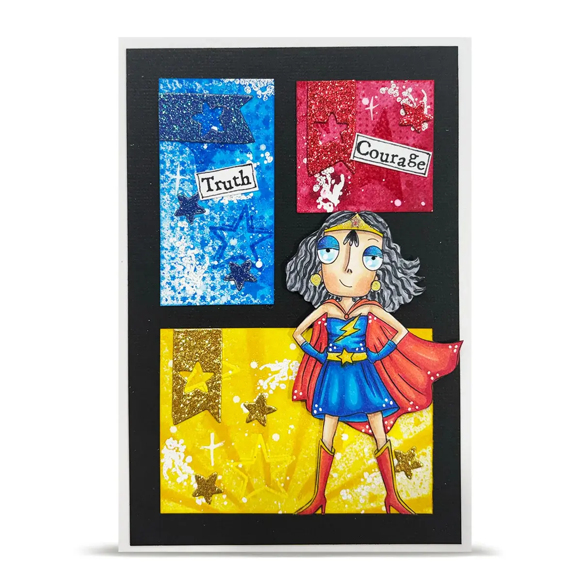 AALL & CREATE AALL & CREATE JANET KLEIN #1441 SUPERDEE A7 CLEAR STAMP SET