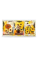 AALL & CREATE AALL & CREATE AZ LINE #1477 FUNNY COQUELICOTS A6 CLEAR STAMP SET