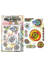 AALL & CREATE AALL & CREATE AZ LINE #1478 GRAPHIC COQUELICOTS A6 CLEAR STAMP SET