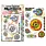 AALL & CREATE AALL & CREATE AZ LINE #1478 GRAPHIC COQUELICOTS A6 CLEAR STAMP SET