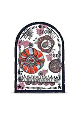 AALL & CREATE AALL & CREATE AZ LINE #1478 GRAPHIC COQUELICOTS A6 CLEAR STAMP SET