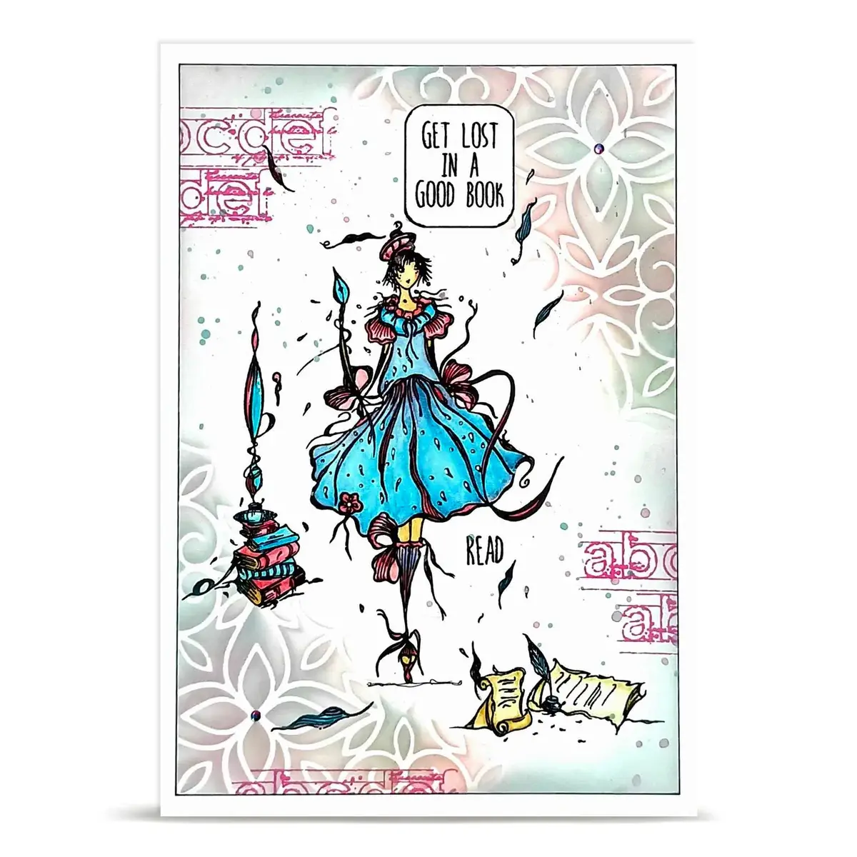 AALL & CREATE AALL & CREATE SOIZIC #1481 CARRIED PAGES A6 CLEAR STAMP SET