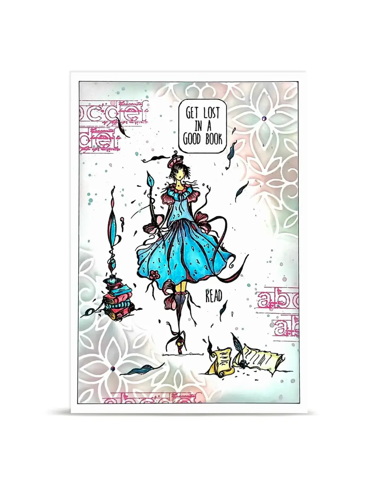 AALL & CREATE AALL & CREATE SOIZIC #1481 CARRIED PAGES A6 CLEAR STAMP SET