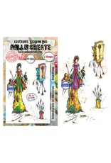AALL & CREATE AALL & CREATE SOIZIC #1485 BRUSH DREAMS A6 CLEAR STAMP SET