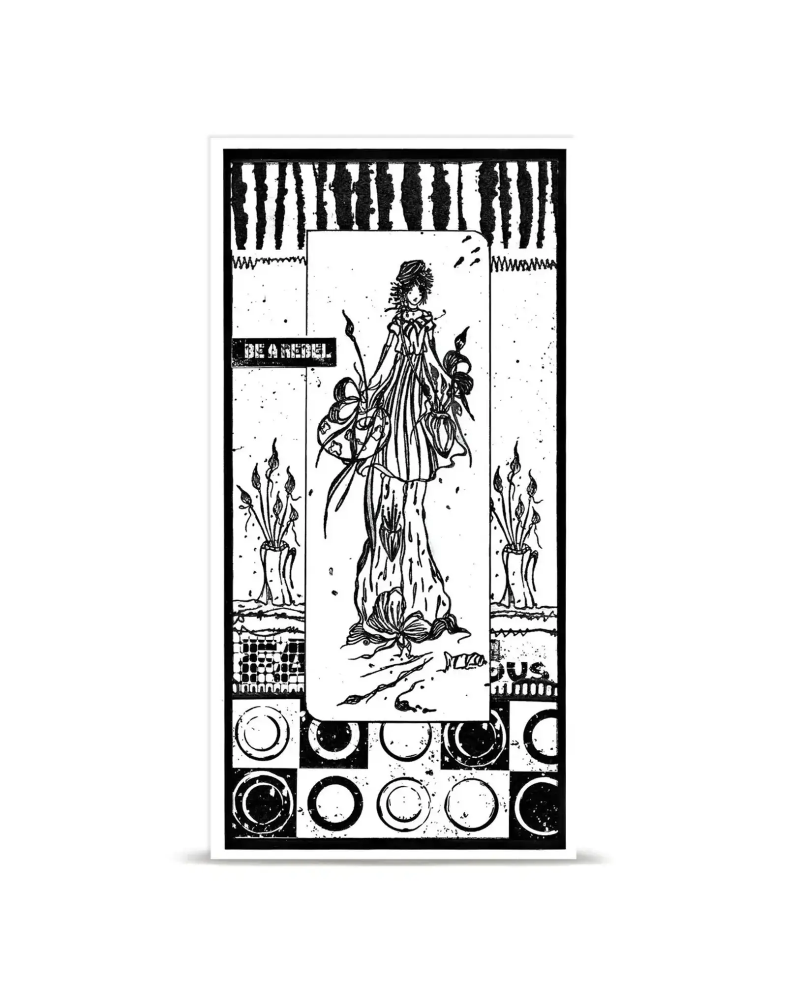 AALL & CREATE AALL & CREATE SOIZIC #1485 BRUSH DREAMS A6 CLEAR STAMP SET