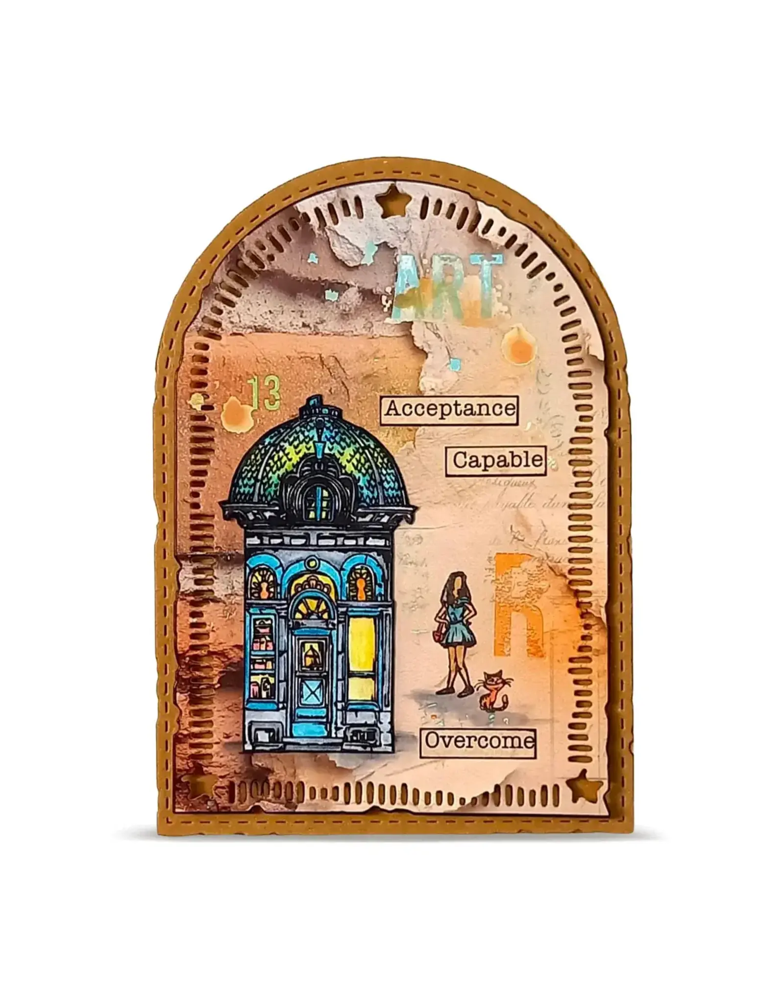 AALL & CREATE AALL & CREATE AUTOUR DE MWA #1472 TINY KINGDOMS A5 CLEAR STAMP SET