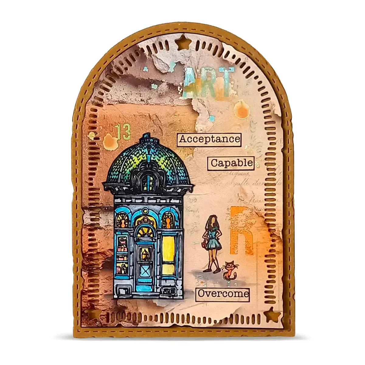 AALL & CREATE AALL & CREATE AUTOUR DE MWA #1472 TINY KINGDOMS A5 CLEAR STAMP SET