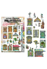 AALL & CREATE AALL & CREATE AUTOUR DE MWA #1473 SIDEWALK STORIES A5 CLEAR STAMP SET