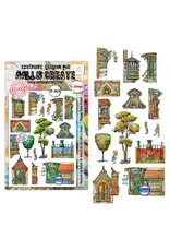 AALL & CREATE AALL & CREATE AUTOUR DE MWA #1474 HAPPY TOWN PEOPLE A5 CLEAR STAMP SET