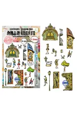 AALL & CREATE AALL & CREATE AUTOUR DE MWA #1476 LITTLE BOROUGH A6 CLEAR STAMP SET