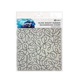RANGER RANGER SIMON HURLEY CREATE TANGLED LIGHTS 6x6 RUBBER BACKGROUND STAMP