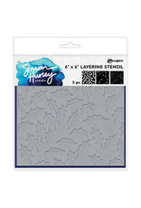 RANGER RANGER SIMON HURLEY FESTIVE HOLLY 6x6 LAYERING STENCIL SET