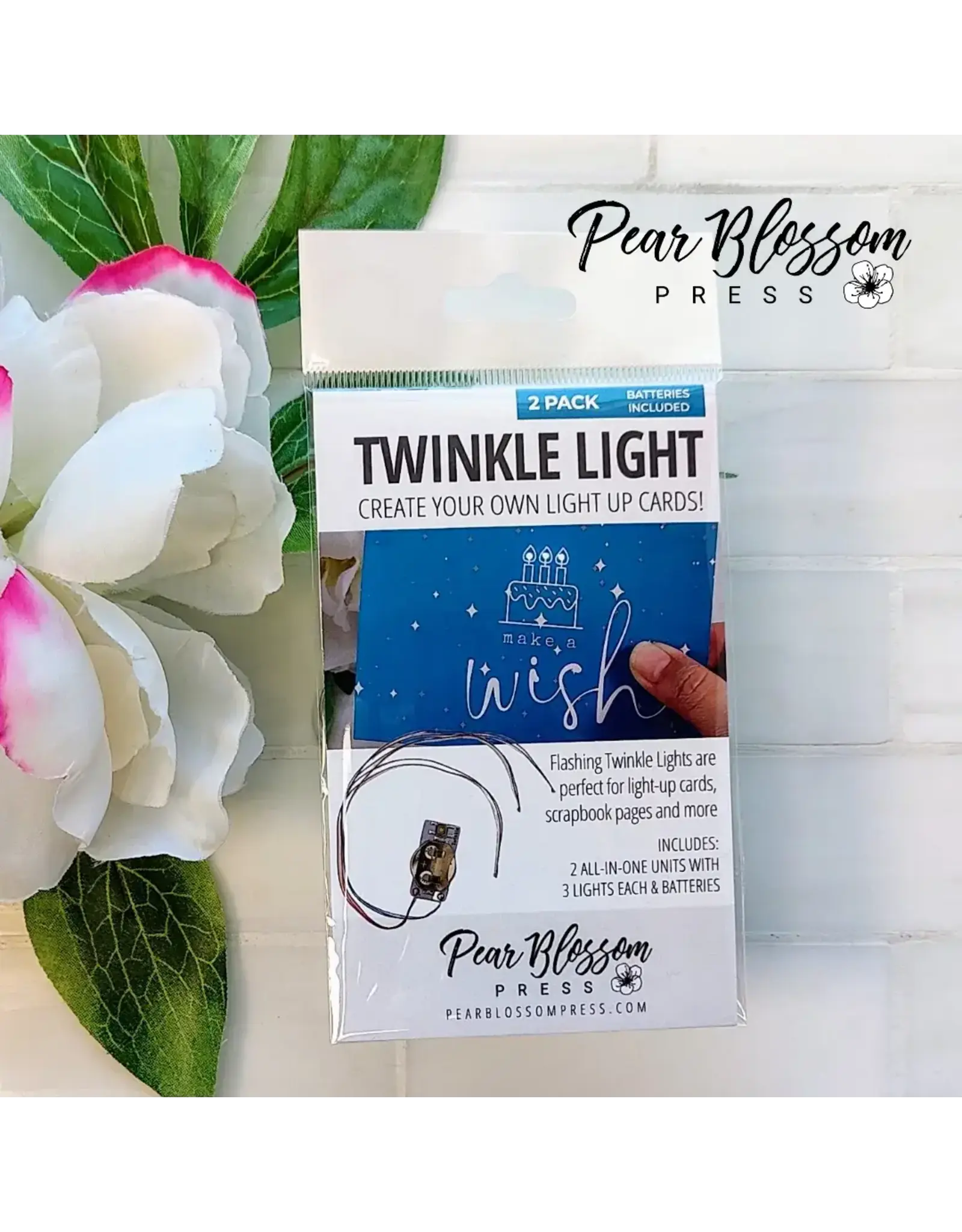 PEAR BLOSSOM PRESS PEAR BLOSSOM PRESS TWINKLE LIGHT 2/PK