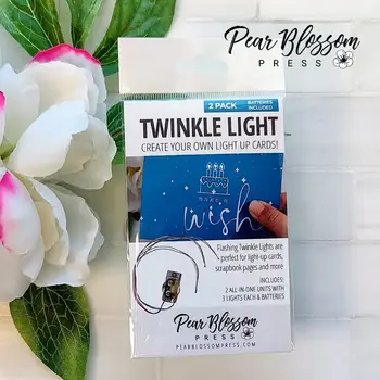 PEAR BLOSSOM PRESS PEAR BLOSSOM PRESS TWINKLE LIGHT 2/PK