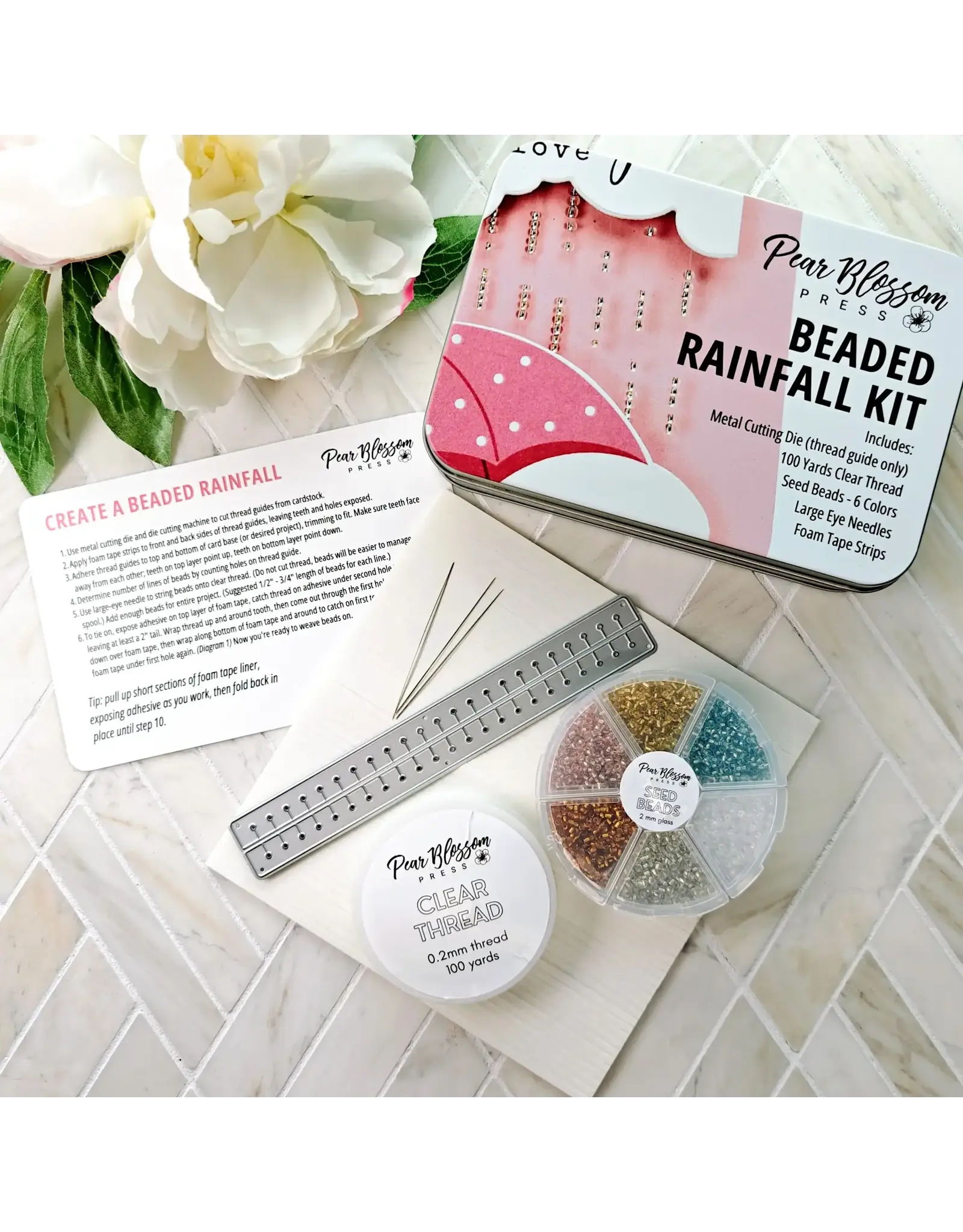 PEAR BLOSSOM PRESS PEAR BLOSSOM PRESS BEADED RAINFALL KIT
