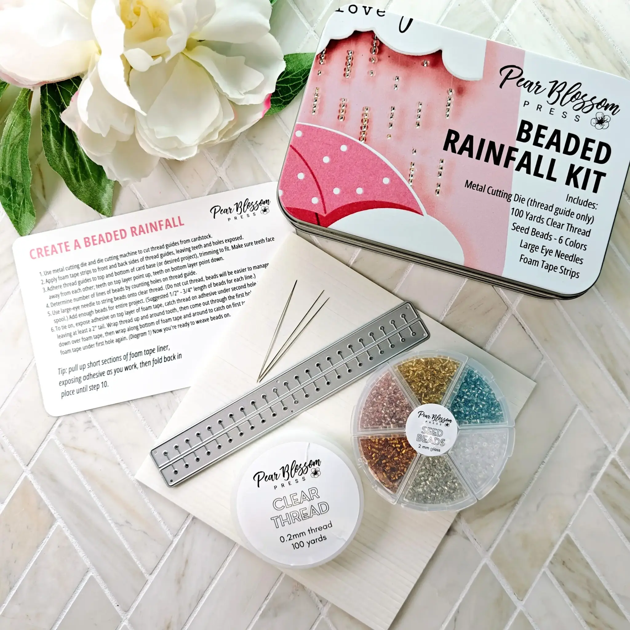 PEAR BLOSSOM PRESS PEAR BLOSSOM PRESS BEADED RAINFALL KIT