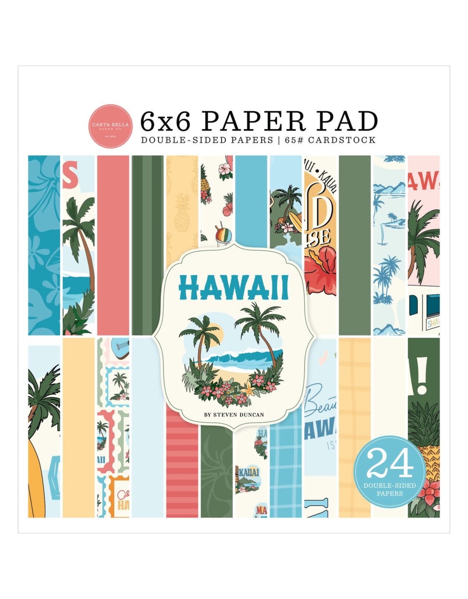 CARTA BELLA CARTA BELLA HAWAII 6x6 PAPER PAD