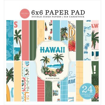 CARTA BELLA CARTA BELLA HAWAII 6x6 PAPER PAD