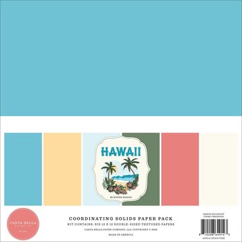 CARTA BELLA CARTA BELLA HAWAII 12x12 SOLIDS COLLECTION KIT