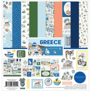 CARTA BELLA CARTA BELLA GREECE 12x12 COLLECTION KIT