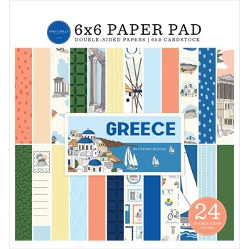 CARTA BELLA CARTA BELLA GREECE 6x6 PAPER PAD