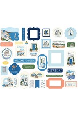 CARTA BELLA CARTA BELLA GREECE EPHEMERA DIE CUTS