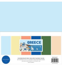 CARTA BELLA CARTA BELLA GREECE 12x12 SOLIDS COLLECTION KIT