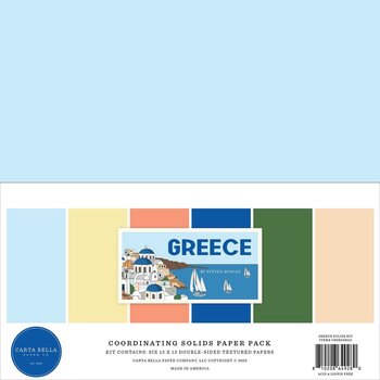 CARTA BELLA CARTA BELLA GREECE 12x12 SOLIDS COLLECTION KIT