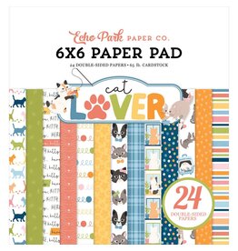 ECHO PARK PAPER ECHO PARK CAT LOVER 6x6 PAPER PAD 24 SHEETS