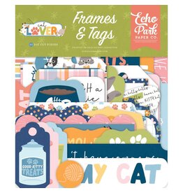 ECHO PARK PAPER ECHO PARK CAT LOVER FRAMES & TAGS EPHEMERA DIE-CUTS