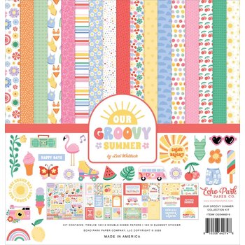 ECHO PARK PAPER ECHO PARK OUR GROOVY SUMMER 12x12 COLLECTION KIT
